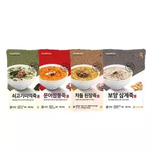 [롯데백화점]다림죽 [다림죽] 한우소고기죽+문어짬뽕죽+차돌된장죽+보양삼계죽/(각1팩,팩당500g)