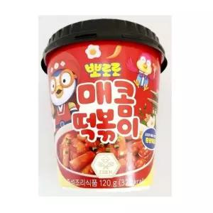 (뽀로로) 매콤떡볶이 110g X8 순한 매운맛 즉석식품 유아떡볶이 (WFHF4Y4)