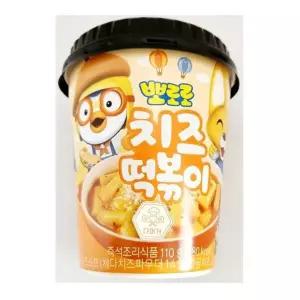 (뽀로로) 치즈떡볶이 110g X8 어린이 전용 간편식 맵지않은간식 (WFHF4XY)