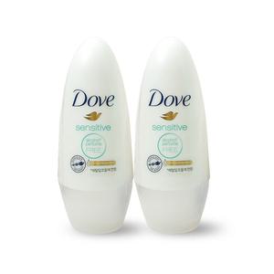 도브 데오드란트 롤온 센서티브 40ml x2개