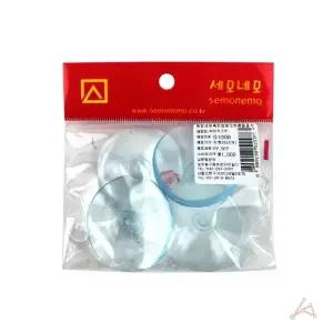 압착 유리부착 흡착고무 4개 흡착 45mm 부착형 고리 유리흡착 (WFGTIC7)