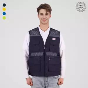 TCU-1169 조끼단체복 왕망사 안전 여름용 제작 골프단체복 (무료 인쇄 변경)