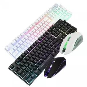 지클릭커 슈퍼히어로 에어 GMK-220 키보드 마우스 세트 (화이트)