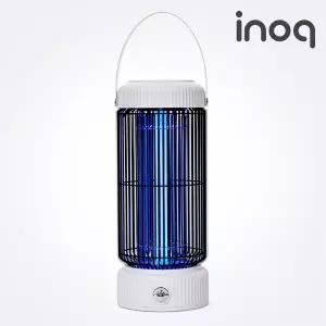가정용 캠핑용 충전식 무선 UV LED 버그킬러 해충 모기 벌레 날파리 퇴치기 iB2200 화이트 원통형