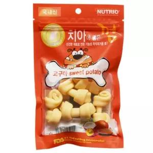 오너클랜 강아지 덴탈껌 고구마 80g 1P 반려견 애견 치아 간식 덴탈껌 강아지간식 애견간식