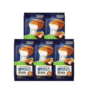 풀무원 블럭치즈돈카츠 420g×5개 자취생선물