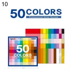 [하프클럽/]GWM 3000 50색 50매 15x15cm 10개 색종이500매