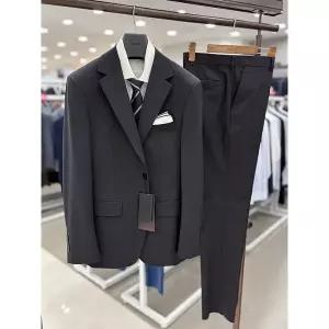 [트루젠]남자 가을겨울 차콜 면접 예복 다크 그레이 정장 양복 세트 혼주 턱시도 수트