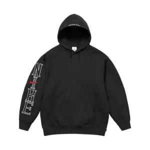 [정품 보증] 슈프림 x 나이키 후드 스웨트셔츠 블랙 - 24SS
