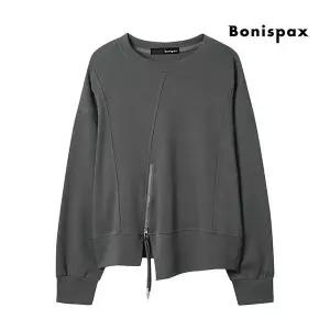 보니스팍스지퍼 심플 티셔츠 XO4LW007L0 445035
