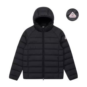 25FW 피레넥스 에리얼 후드 다운 패커블 남성 경량 패딩 점퍼 자켓 블랙 HMY026P 0009