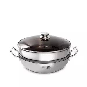 [골드스마일]키친아트 일품 통3중 스테인레스 찜냄비 찜솥 28cm