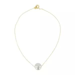 이자벨마랑 골드 메탈 라운드 펜던트 목걸이 CO0171FA D1B02B DOSI DORE SILVER