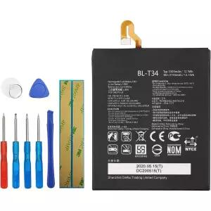 BL-T34 교체 배터리 (LG V30 H930 H932 LS998 H933 H931 호환, 툴킷 포함)