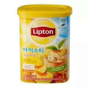 립톤)아이스티 복숭아맛 지관(907g) (WFILEZH)