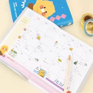 스토어-지유 춘식이 퍼페추얼 데일리 다이어리 블루 감성문구