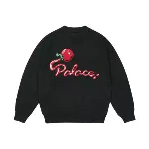 [정품] 팔라스 Palace Tommy Knit 블랙 - 25FW 타미 니트 853038