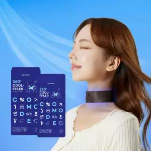 코모디 쿨플러 쿨스카프 넥쿨러 야구장 쿨패치 목쿨링밴드 냉찜질팩 2상자 6개입