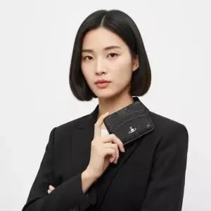 비비안웨스트우드 26SS HALF MOON CARD HOLDER 5402000VU S000D N403) 하프 문 카드 지갑)