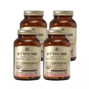 솔가 비오틴 5000mcg 100캡슐 100일) X 4개 [12개월분]