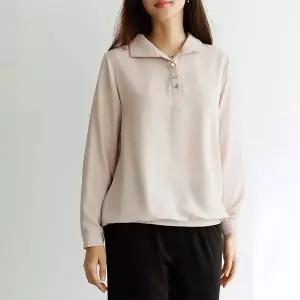 (~110size)시보리반오픈블라우스 TBF1076
