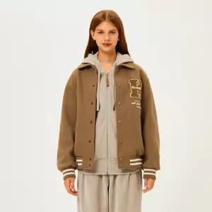 코닥 브랜드관 [공식]브라우니 바시티 자켓 BEIGE 537846
