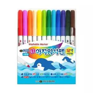 지구화학 5000 이지워시펜 12색 (12개입)