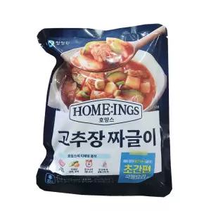청정원 호밍스 고추장 짜글이 210g 해동없이 물만 부어 끓이는 초간편 국물요리