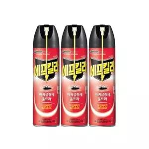 에프킬라 바퀴 살충제 레이드 울트라 500ml x3개