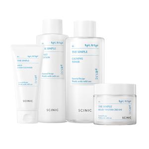 싸이닉 첫 스킨케어 시작 세트(폼 클랜저120ml+토너300ml+로션300ml+수분크림80ml)