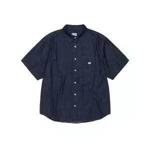 리 LEE 로코 포켓 데님 반팔 셔츠 인디고 다크 LE2602SS03ID 237974