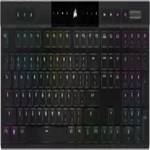 Corsair K100 AIR 무선 RGB 기계식 게이밍 키보드 - 초박형 1ms 미만 슬립스트림 저지연 블루투스 체리 MX