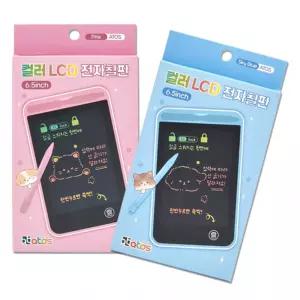 LCD 컬러 전자칠판 6.5인치 드로잉 필기 메모 패드 보드