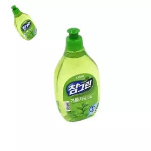 지챠 참그린 기름기뽀드득 주방세제 480ml 용기 1ea 식기세척제 설거지세제
