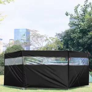 윈드스크린 ver1 캠핑 440cmx130cm 블랙 ver1 블랙 윈드스크린