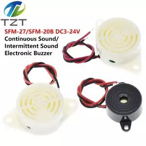 후진벨 화물차 백부져 DIYTZT 95DB 알람 고 데시벨 DC 3-24V 12V 전자 버저 경고음 Arduino 자동차 밴 SFM-