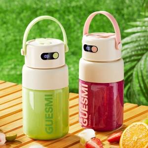 1000ML 휴대용 블렌더 USB 전기 주서기 과일 믹서 홈 스무디 다기능 주스 메이커 머신