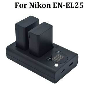 니콘 Z50 ZFC Z MH-32 카메라용 교체 배터리 EN-EL25 EN EL25 1250mAh
