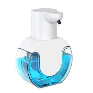 430ML 자동 거품 디스펜서 벽걸이형 적외선 유도 액체 비누 주방 터치리스 손 세척기 USB