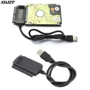 USB 2.0 IDE SATA 어댑터 컨버터 케이블  2.5 3.5 인치 하드 드라이브 HD용  1PC