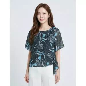 [조이너스]언발 리본 하와이안 블라우스 JU23RB5012567A_P424658109