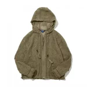 매장정품 PENFIELD 입체 크로셰 패치 후드 집업 올리브_FS1CG35U