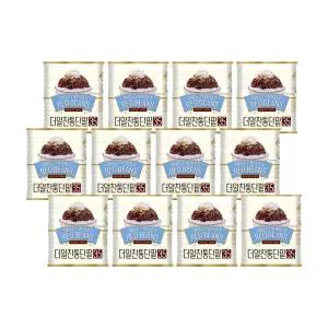 [화과방] 더알찬통단팥35 820g(캔) x 12개 저당도 / 대두식품 수입팥 빙수재료 팥빙수 간식 대량주문 붕어빵 국화빵