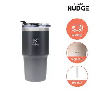 [예약구매혜택 빨대3개+각인서비스] 팀넛지 보온보냉 휴대용 600ml 스텐텀블러(블랙)