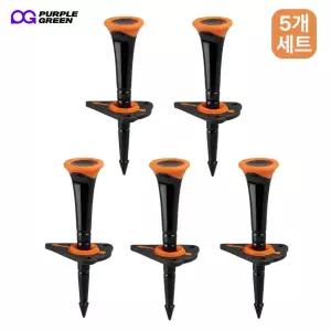 [퍼플그린]맥시멈 골프 티 5개 세트 티꽃이 에이밍 높이조절 티업 슬라이스방지티 드라이버티