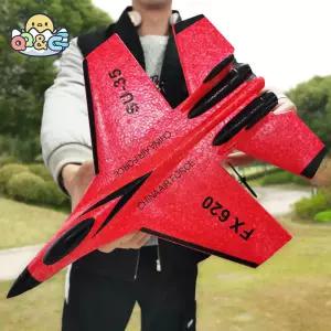 FX620 SU35 RC 원격 제어 비행기 전투기 취미 글라이더 EPP 폼 선물 24G