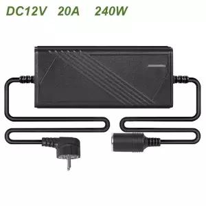 AC 0v/220v2V 변환기 20A 240W 차량용 시거잭 소켓 전원 어댑터 팽창기 냉장고용
