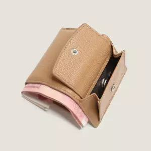 새로운 여성 가죽 지갑 소 레이디 작은 동전 주머니 Rfid 카드 홀더 미니 머니 백 휴대용 클러치