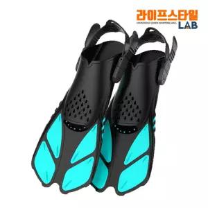 라이프랩 숏핀 수영장 스노클링 오리발 파우치증정
