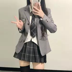 졸업사진 의상 스쿨룩 영국교복 전통의상 할로윈 여성 파티 코스프레 코스튬 세트 원피스 무대